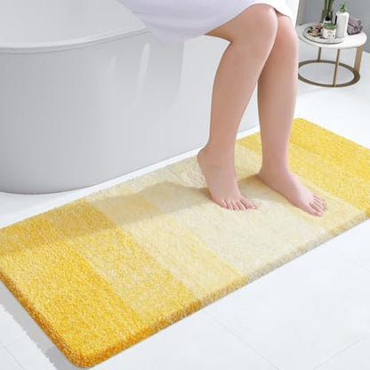 OLANLY Bathroom Runner Rug 44x24, Extra Soft Absorbent Microfiber Bath Rugs