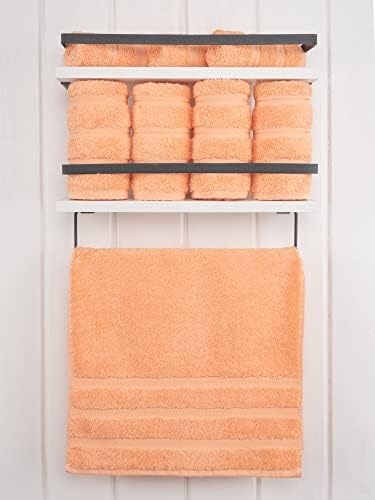 American Soft Linen 100% Cotton Luxury Turkish Towels, 4 PC Hand Towel Set