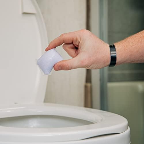 Camco TST MAX RV Toilet Treatment Drop-INs | Control Unwanted Odors and Break Down Waste and Tissue | Septic Tank Safe | Lavender Scent | 30-pack (41559)