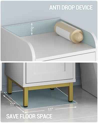 Hzuaneri 4-Tier Narrow Tall Storage Cabinet