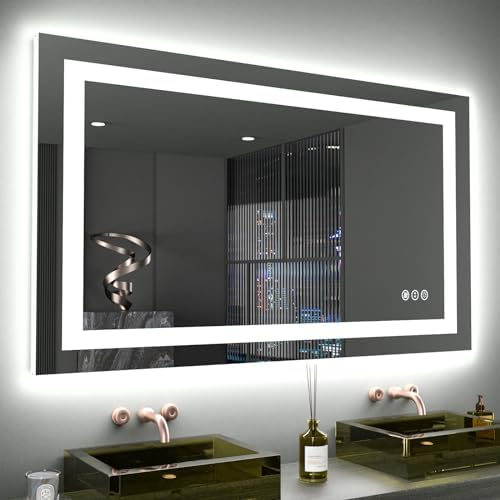 LOAAO 40"X24" LED Bathroom Mirror with Lights, UL Listed