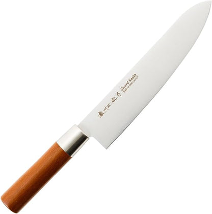 Chef Knife, 8 Inch Japanese knife, 濃州正宗作, Stainless steel, Rubber Wood Handle, Kitchen knife, HOUCHO