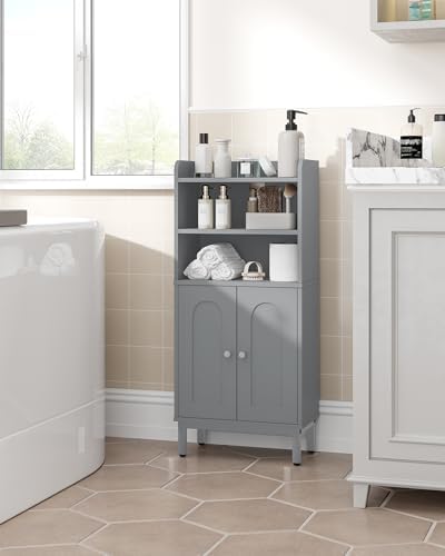 Hzuaneri Bathroom Storage Cabinet, Small Floor Cabinet with 2 Door