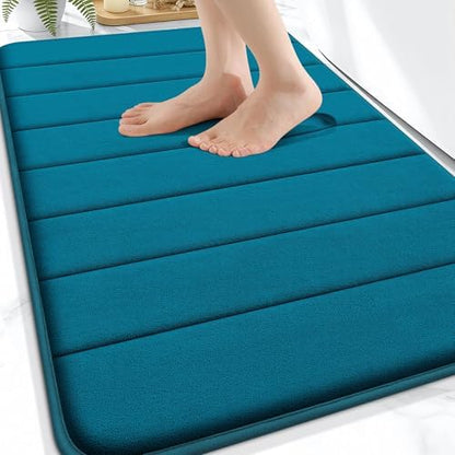 OLANLY Memory Foam Bath Mat 30x20, Super Soft and Absorbent Bathroom Rugs