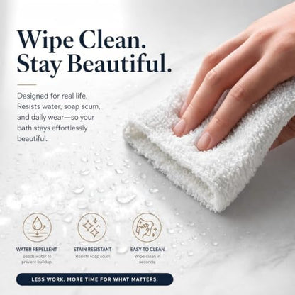 EHZNZIE Frosted Shower Curtain Liner 72x72, PEVA Waterproof Bath Curtain, No Chemical Smell, 3 Weighted Magnets, Durable with Rustproof Metal Grommets