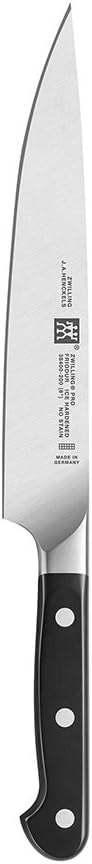 ZWILLING Pro 2-Piece Razor-Sharp German Carving Knife And Fork Set, Made in Company-Owned German Factory with Special Formula Steel perfected for almost 300 Years, Dishwasher Safe