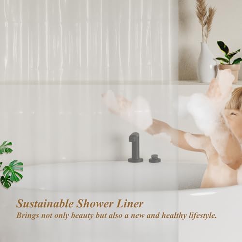 Mrs Awesome 54x78 Stall Shower Curtain Liner Clear