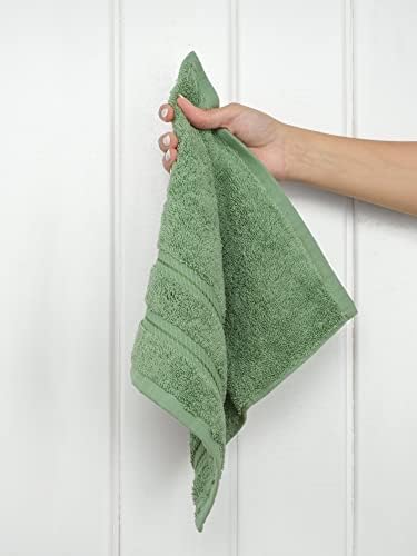 American Soft Linen 100% Cotton Luxury Turkish Towels, 4 PC Washcloth Set