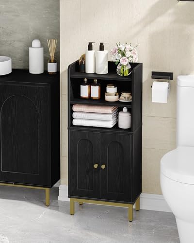 Hzuaneri Bathroom Storage Cabinet, Small Floor Cabinet with 2 Door
