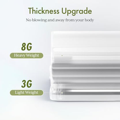 Bathway Shower Curtain Liner Plastic, Heavy Duty Clear Shower Curtain Liner Long 72x78 PEVA Waterproof Shower Curtain Liner for Bathroom with 3 Big Stones and 12 Rustproof Metal Grommets