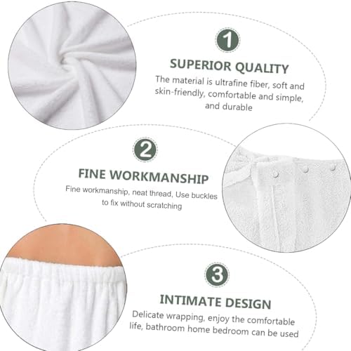 Gothic Bath Wrap Set with Hair Turban, Black White Skull Daisy Pattern, Spa Towel Wrap