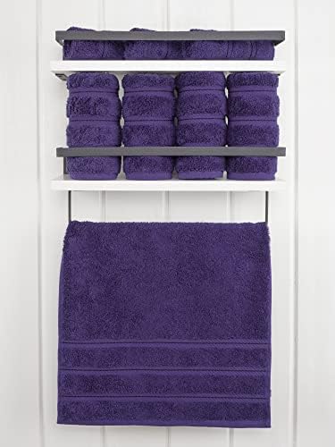 American Soft Linen 100% Cotton Luxury Turkish Towels, 4 PC Hand Towel Set
