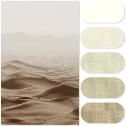 jinchan Ombre Wood Taupe Shower Curtain for Bathroom 36x72 Inch 7 Hooks