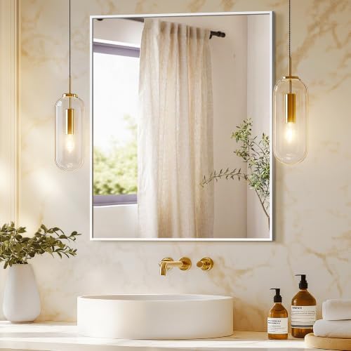 Bathroom Vanity Mirror for Wall, 24"x30" Bathroom Mirror for Over Sink