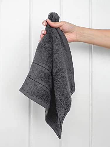 American Soft Linen 100% Cotton Luxury Turkish Towels, 4 PC Washcloth Set
