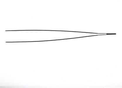 Mercer Culinary 18-8 Stainless Steel Precision Plus Chef Plating Tong, Straight, 9-3/8, Matte Black
