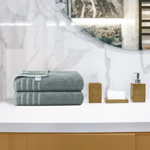 Avalon Towels Bath Towels Set of 4, Size 30 x 60 Inches