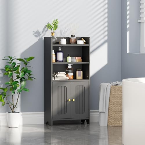 BEWISHOME Bathroom Storage Cabinet,Small Floor Cabinet,Toilet Paper Cabinet