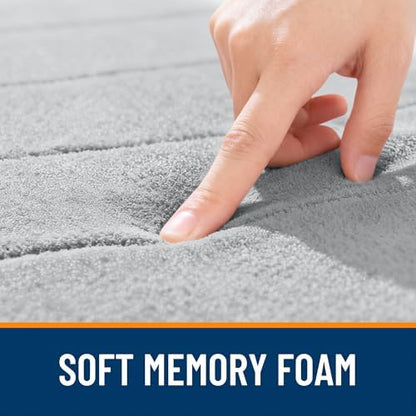 OLANLY Memory Foam Bath Mat 24x16, Super Soft and Absorbent Bathroom Rugs