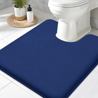 Smiry Memory Foam Toilet Rugs 20x20, Extra Soft Absorbent Bathroom Rugs