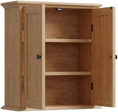 ChooChoo Bathroom Wall Cabinet with 2 Doors, Over The Toilet