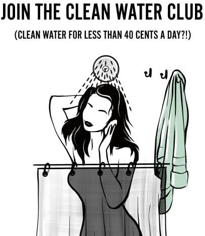 Jolie Replacement Shower Filter for Filtered Showerhead, Hair & Skin