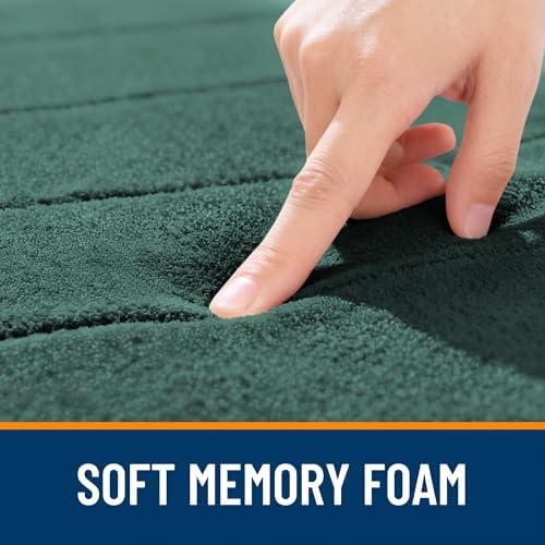 OLANLY Memory Foam Long Bathroom Rugs Runner 47x24, Super Soft Absorbent