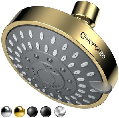 High Pressure Shower Head, HOPOPRO 5-Mode Fixed Showerhead, NBC Recommended