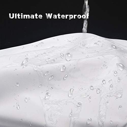 Titanker Extra Long Shower Curtain Liner Washable, 72 x 84 Inches, White Shower Liner Fabric with 2 Magnets, Waterproof Bathroom Long Shower Liner Polyester Soft Lightweight, White