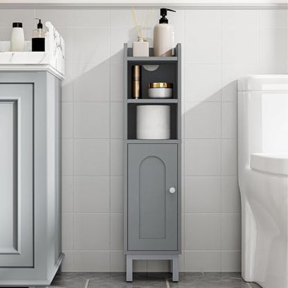 Hzuaneri Bathroom Storage Cabinet, Small Corner Floor Cabinet