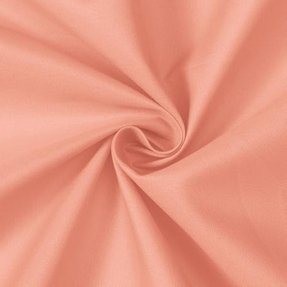 N&Y HOME Fabric Shower Curtain or Liner with Magnets, Coral