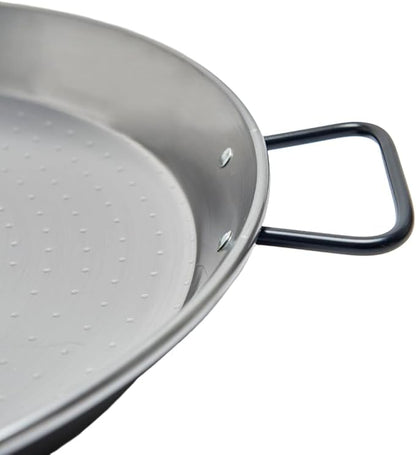 Pata Negra Double-Gauge Steel Paella Pan (22 inches/55 cm)