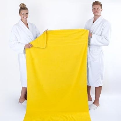 American Soft Linen 100% Cotton Luxury Turkish Towels, 2PC 35x70 Bath Sheet