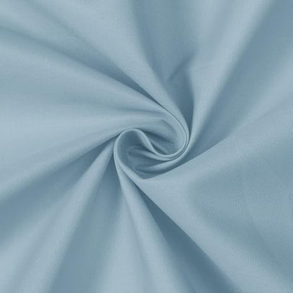 N&Y HOME Fabric Shower Curtain or Liner with Magnets, Blue Fog