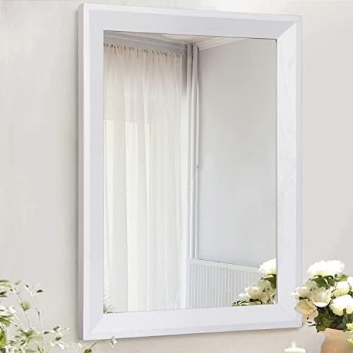 AAZZKANG Rectangular Wall Mirror Wood Framed Small Hanging Mirrors