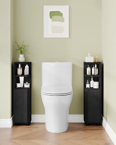Hzuaneri Corner Cabinet, Small Bathroom Corner Cabinet with Doors