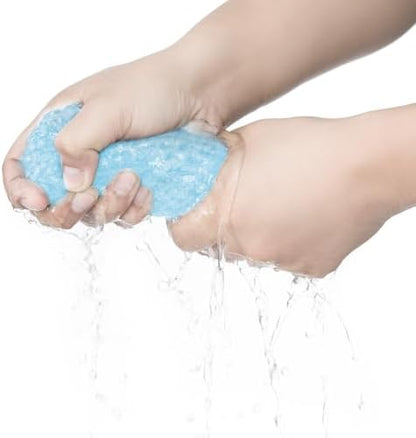 MaopaoBeauty 6 Pack Washcloth Set - Quick Drying & Absorbent Microfiber Gym Towels 13x13 inches - Lightweight & Thin Yoga Towels - Multi-Purpose Camping Towels for SPA, Hotel & Bathroom, Light Blue
