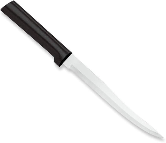 Rada Cutlery Carver Boning Knife (W208), 6.63" Stainless Steel Blade, Black Handle, Pack of 2