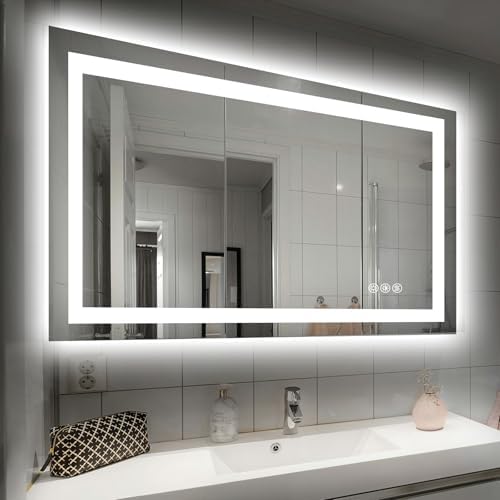 Hivone 40"X32" LED Bathroom Mirror with Lights, UL Listed