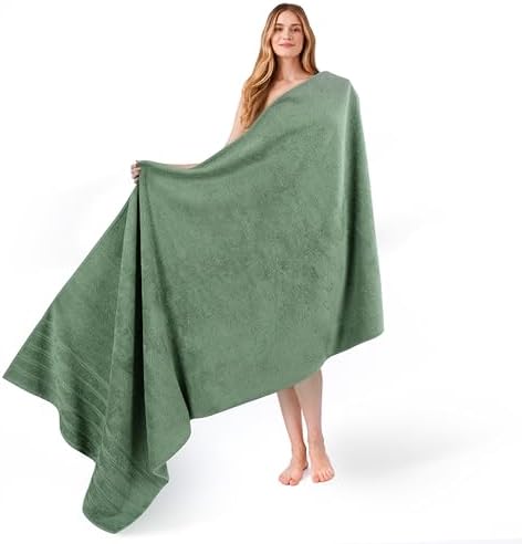 American Soft Linen 100% Cotton Luxury Turkish Towels, 35x70 XL Bath Sheet