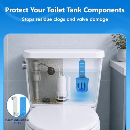 Toilet Tank Tablet Holder, Silicone Basket for Standard Toilet Tanks
