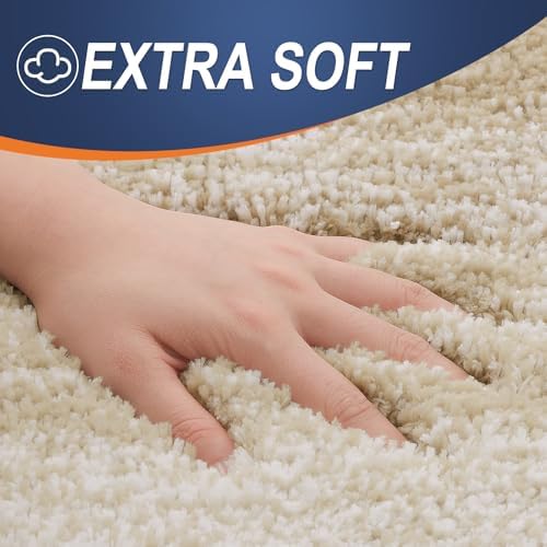OLANLY Bathroom Runner Rug 59x24, Extra Soft Absorbent Microfiber Bath Rugs
