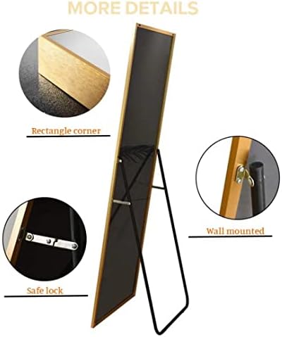 Dewfig Mirror Full Length, 64"X21" Floor Mirror, Rectangle Shape, Gold