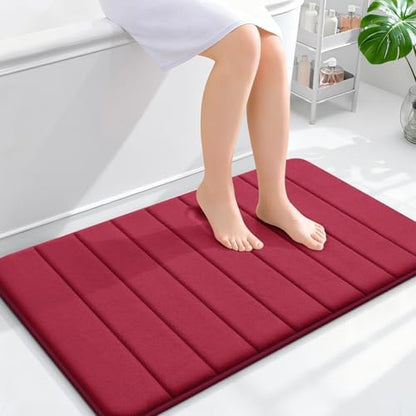 OLANLY Memory Foam Bath Mat 36x24, Super Soft and Absorbent Bathroom Rugs