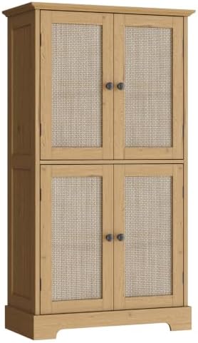 ChooChoo Bathroom Floor Cabinet with Adjustable Shelves