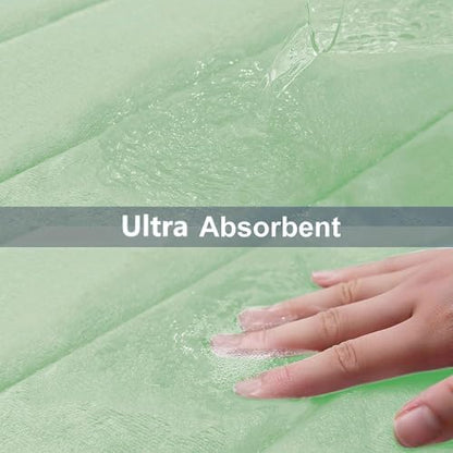 Buganda Memory Foam Bath Mat 31.5 x 20, Ultra Soft Absorbent Bathroom Rugs