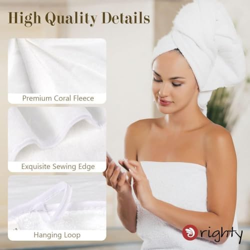 Orighty Bath Towels, Soft Feel Bath Towel, 4 Pack (27'' x 54'')