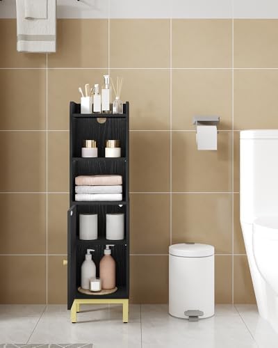 Hzuaneri Bathroom Storage Cabinet, Small Corner Floor Cabinet