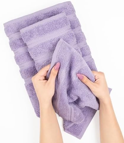 American Soft Linen 100% Cotton Luxury Turkish Towels, 4 PC Bath Towel Set