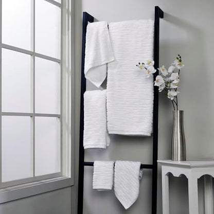 SKL Home CloudSoft Bath Towel, 100% Cotton Luxury, White